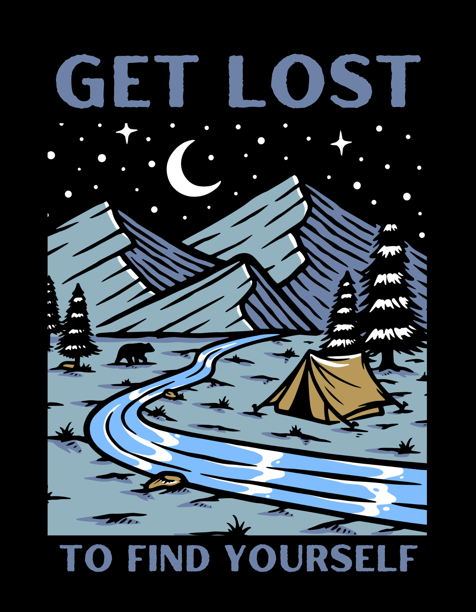 Get Lost - To Find Yourself - Organic Hoodie