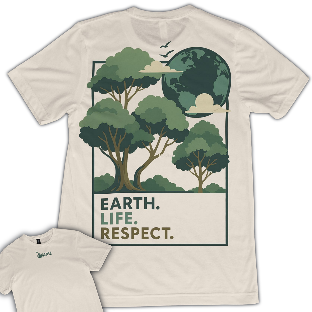 Earth. Life. Respect. - Organic Shirt