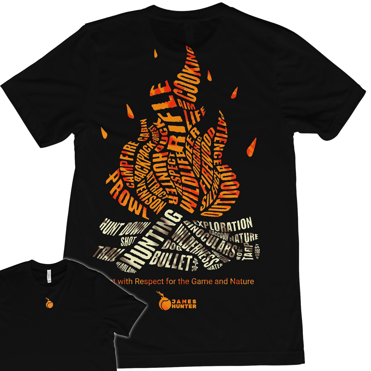 Where Words Fuel the Flame — The Spirit of the Hunt - Organic Shirt