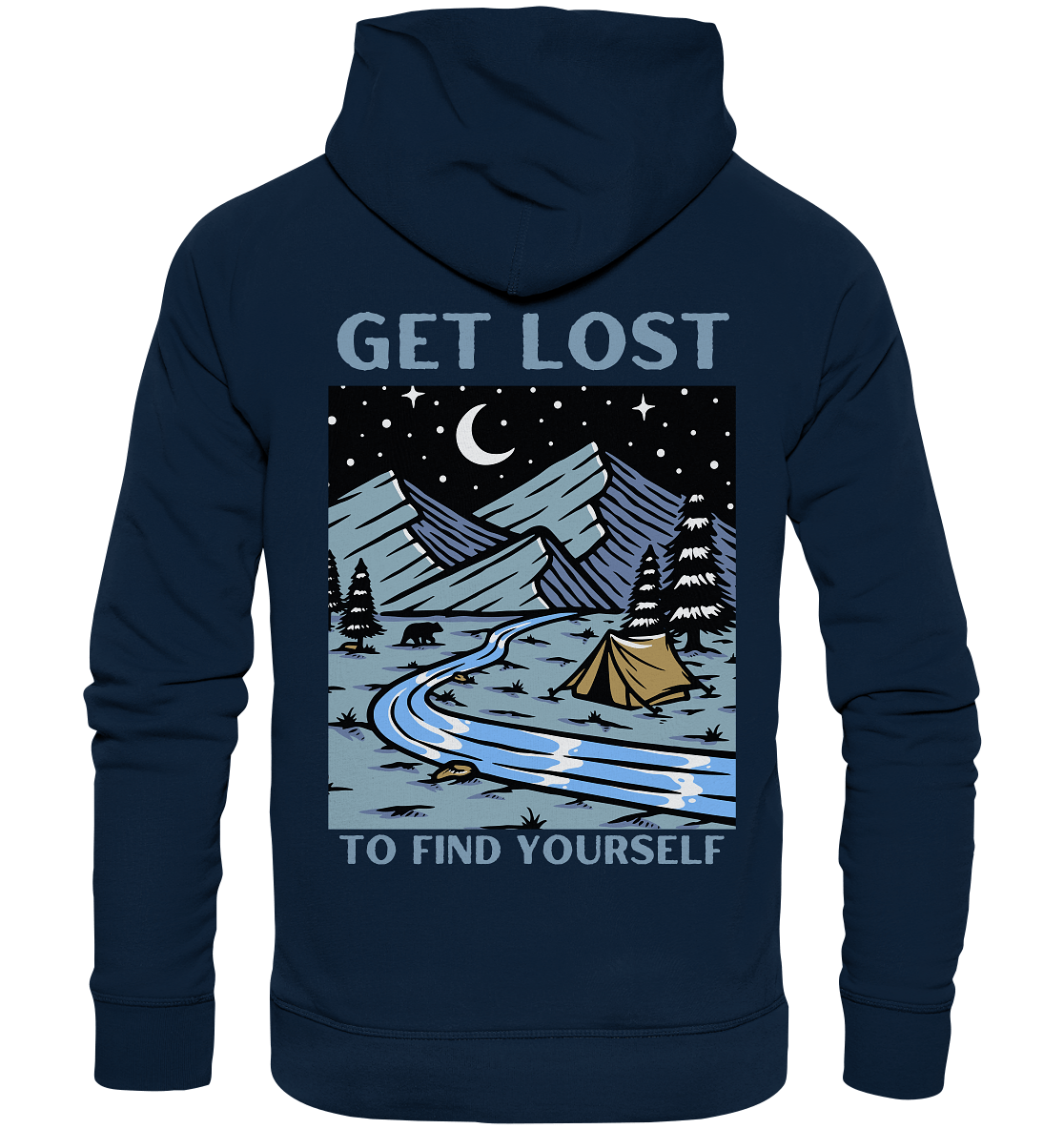 Get Lost - To Find Yourself - Organic Hoodie