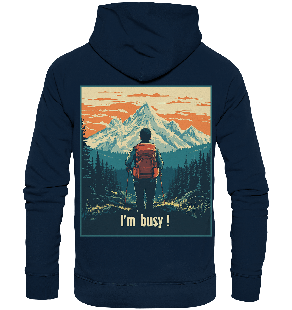 I'm Busy ! (2.0) - Organic Hoodie