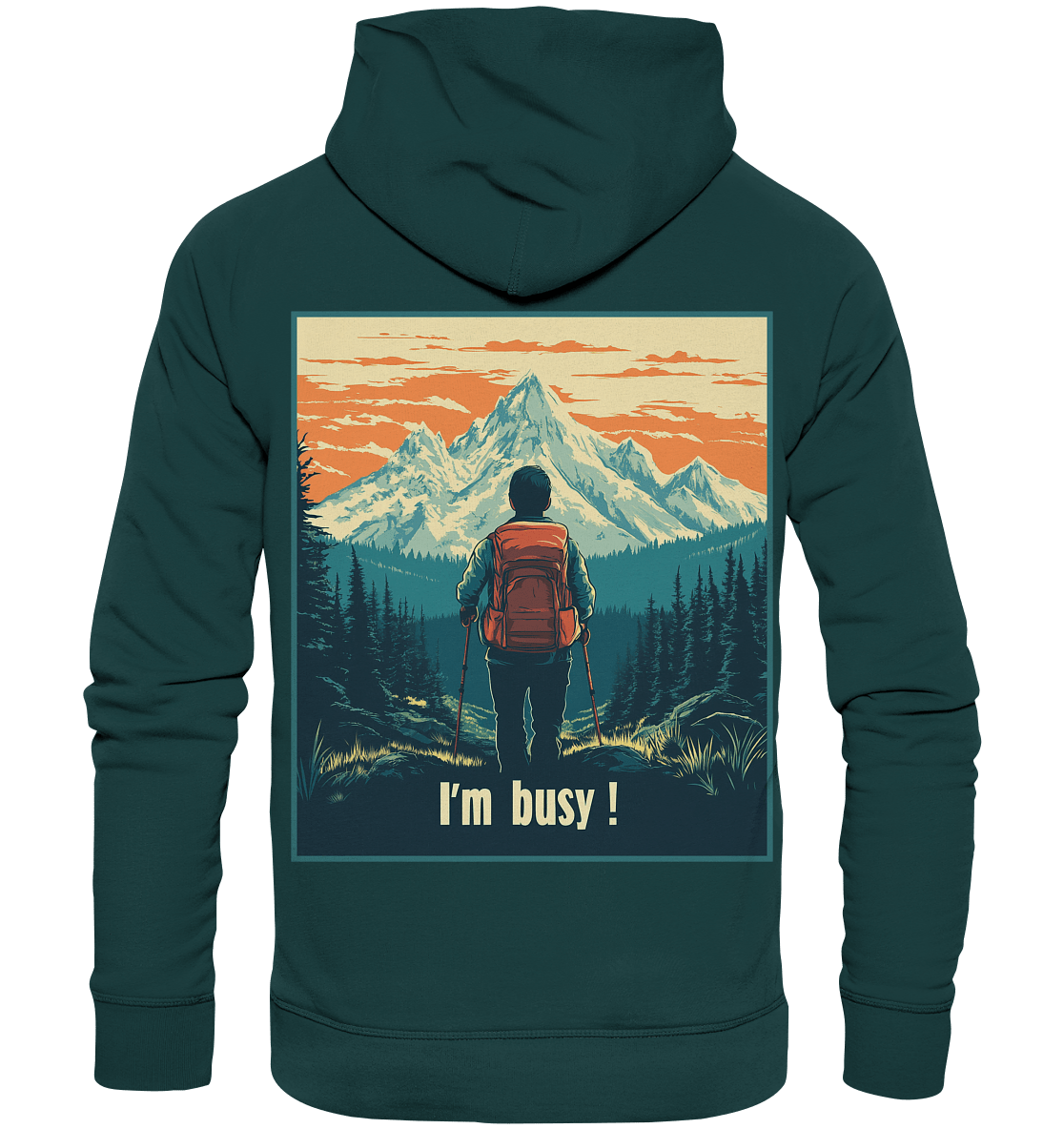 I'm Busy ! (2.0) - Organic Hoodie