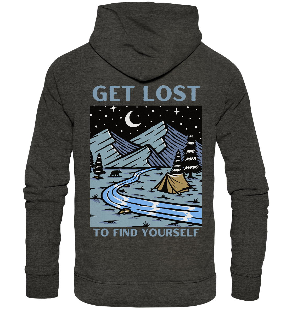 Get Lost - To Find Yourself - Organic Hoodie