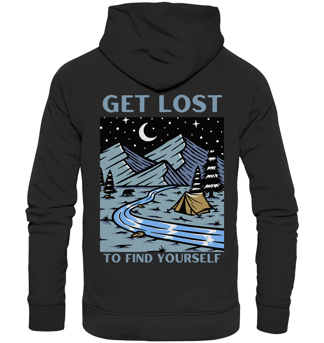 Get Lost - To Find Yourself - Organic Hoodie