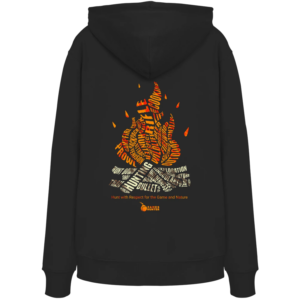 Where Words Fuel the Flame — The Spirit of the Hunt - Organic Hoodie