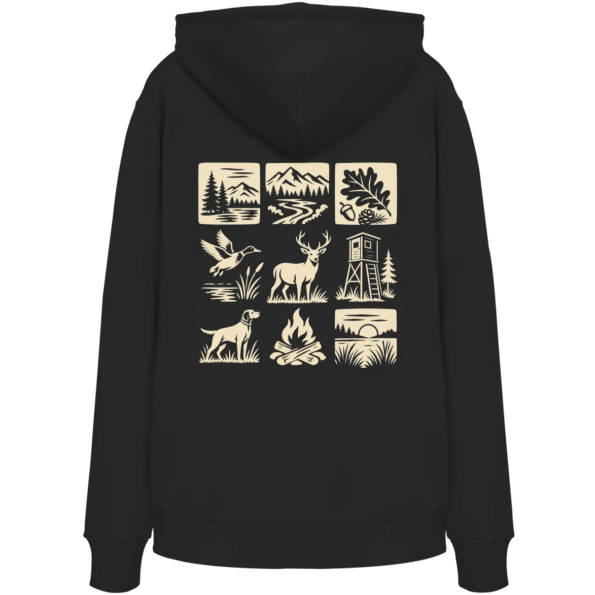 Hunting and Fishing Apparel – Nature & Beyond Compass Kopie - Organic Hoodie