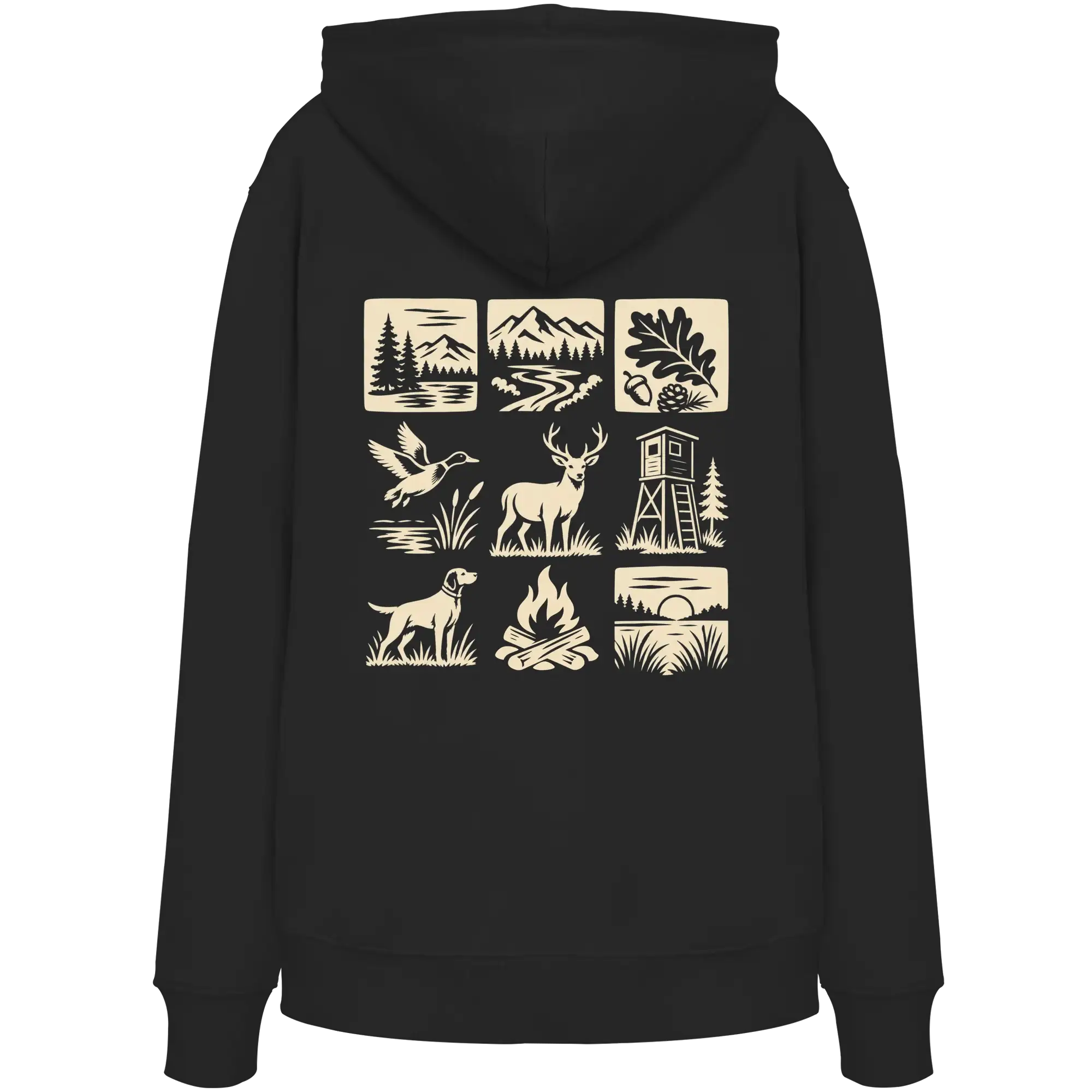 Hunting and Fishing Apparel – Nature & Beyond Compass Kopie - Organic Hoodie