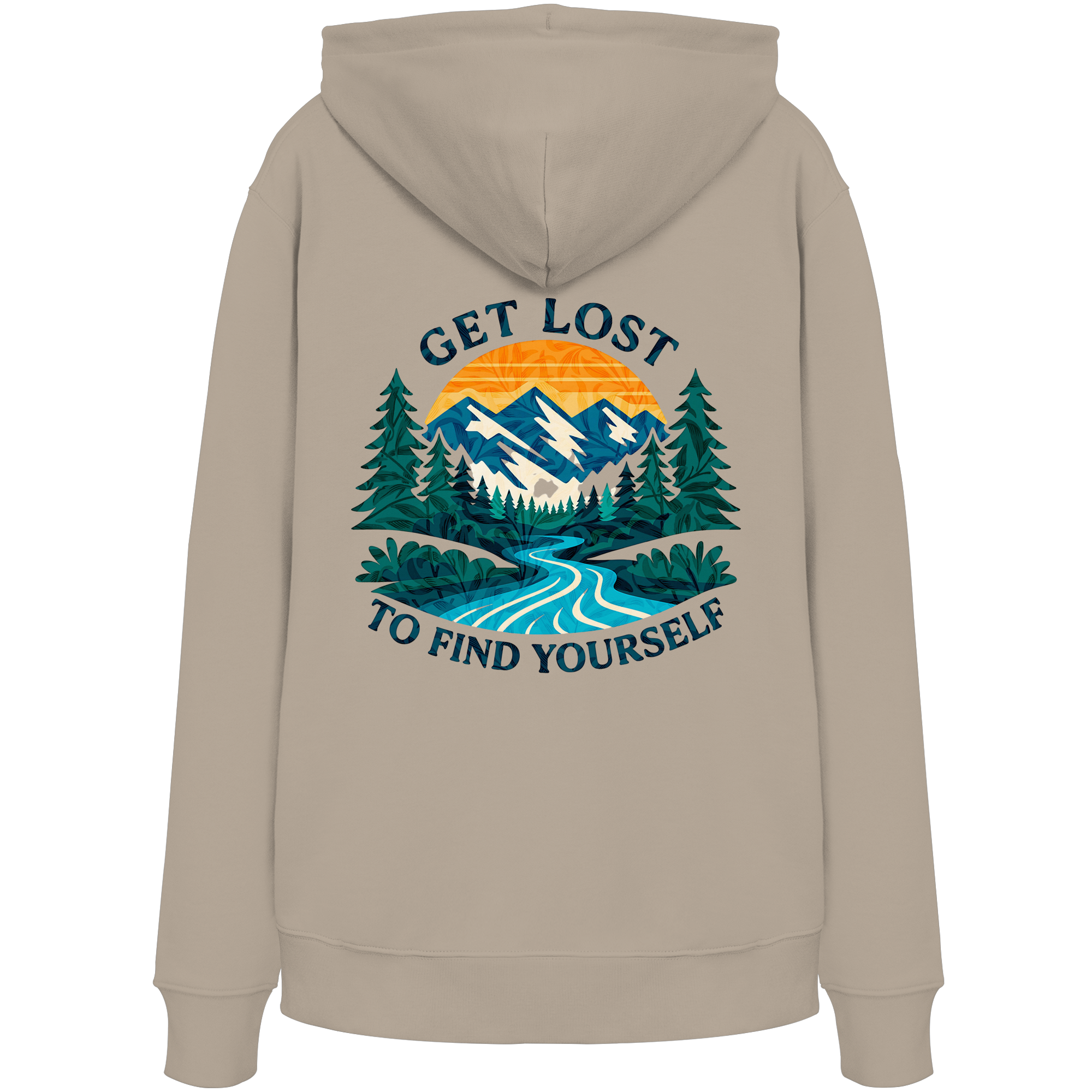 Get Lost to Find Yourself - Organic Hoodie