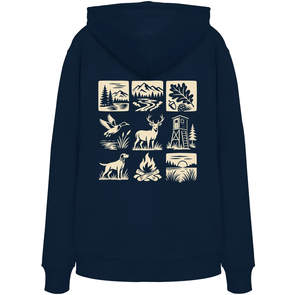 Hunting and Fishing Apparel – Nature & Beyond Compass Kopie - Organic Hoodie
