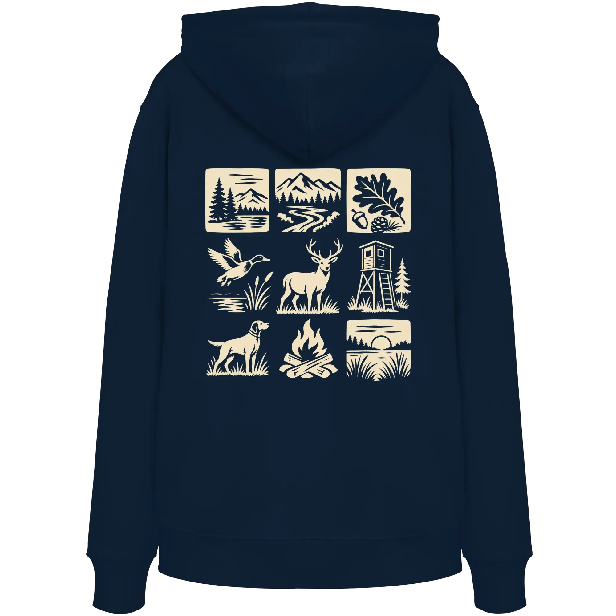 Hunting and Fishing Apparel – Nature & Beyond Compass Kopie - Organic Hoodie