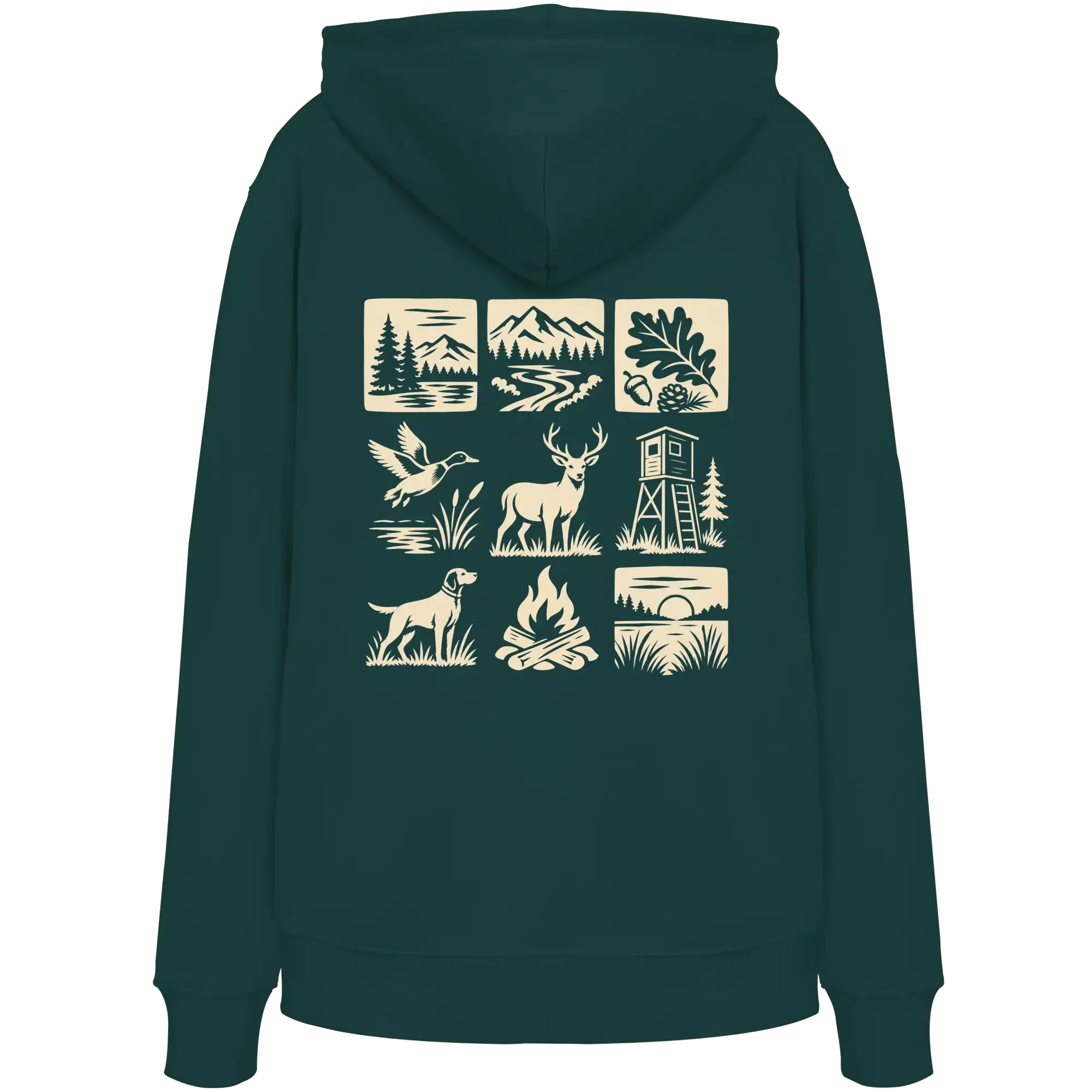 Hunting and Fishing Apparel – Nature & Beyond Compass Kopie - Organic Hoodie