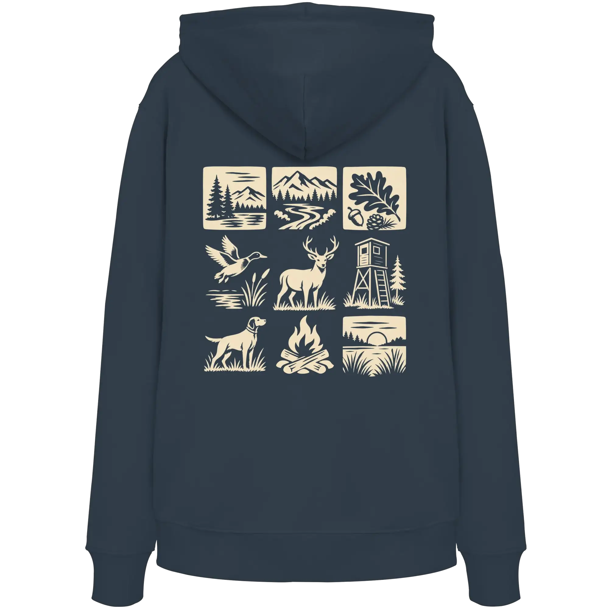 Hunting and Fishing Apparel – Nature & Beyond Compass Kopie - Organic Hoodie