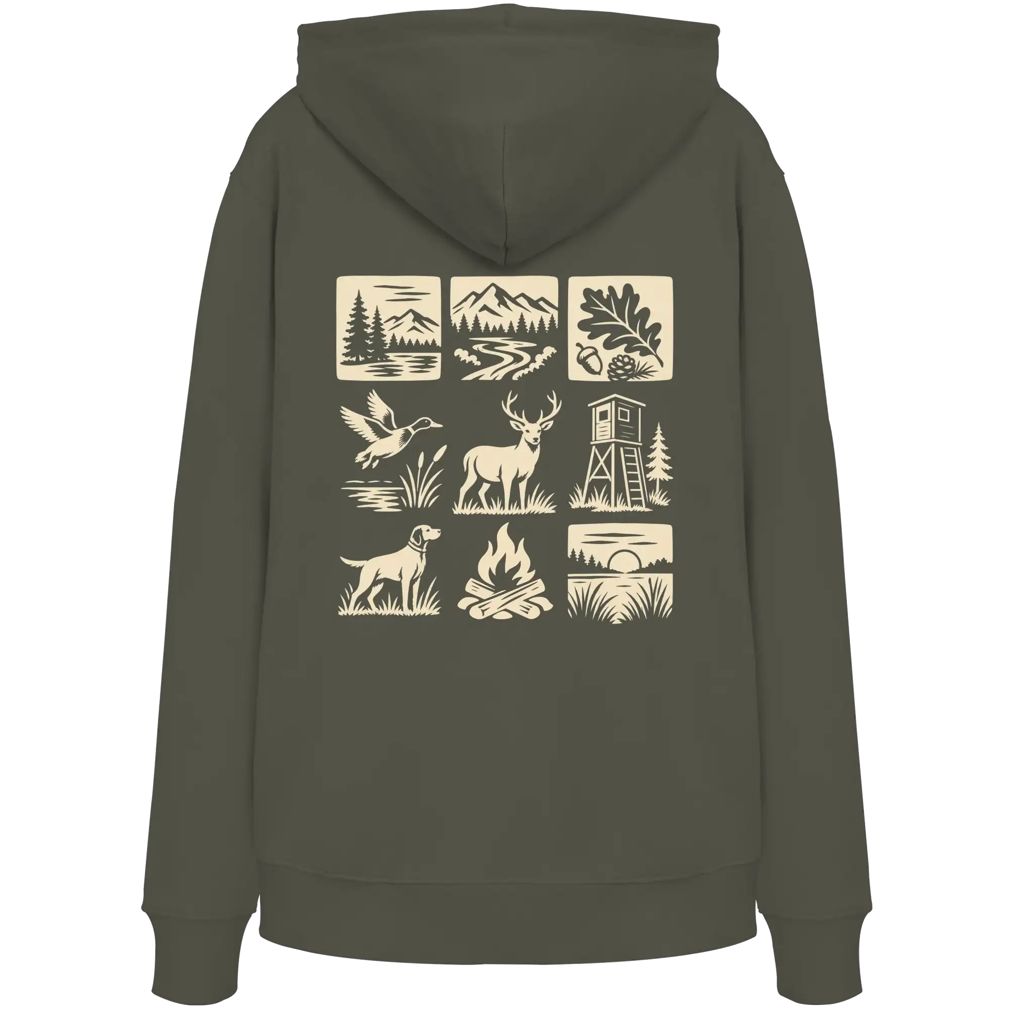 Hunting and Fishing Apparel – Nature & Beyond Compass Kopie - Organic Hoodie