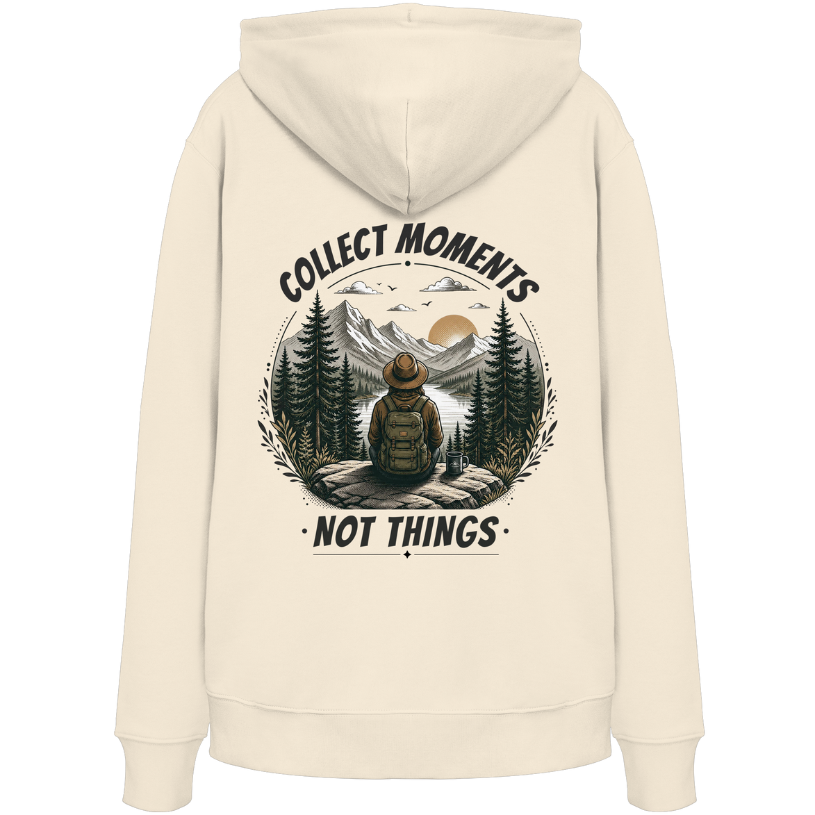 Collect Moments Not Things - Organic Hoodie