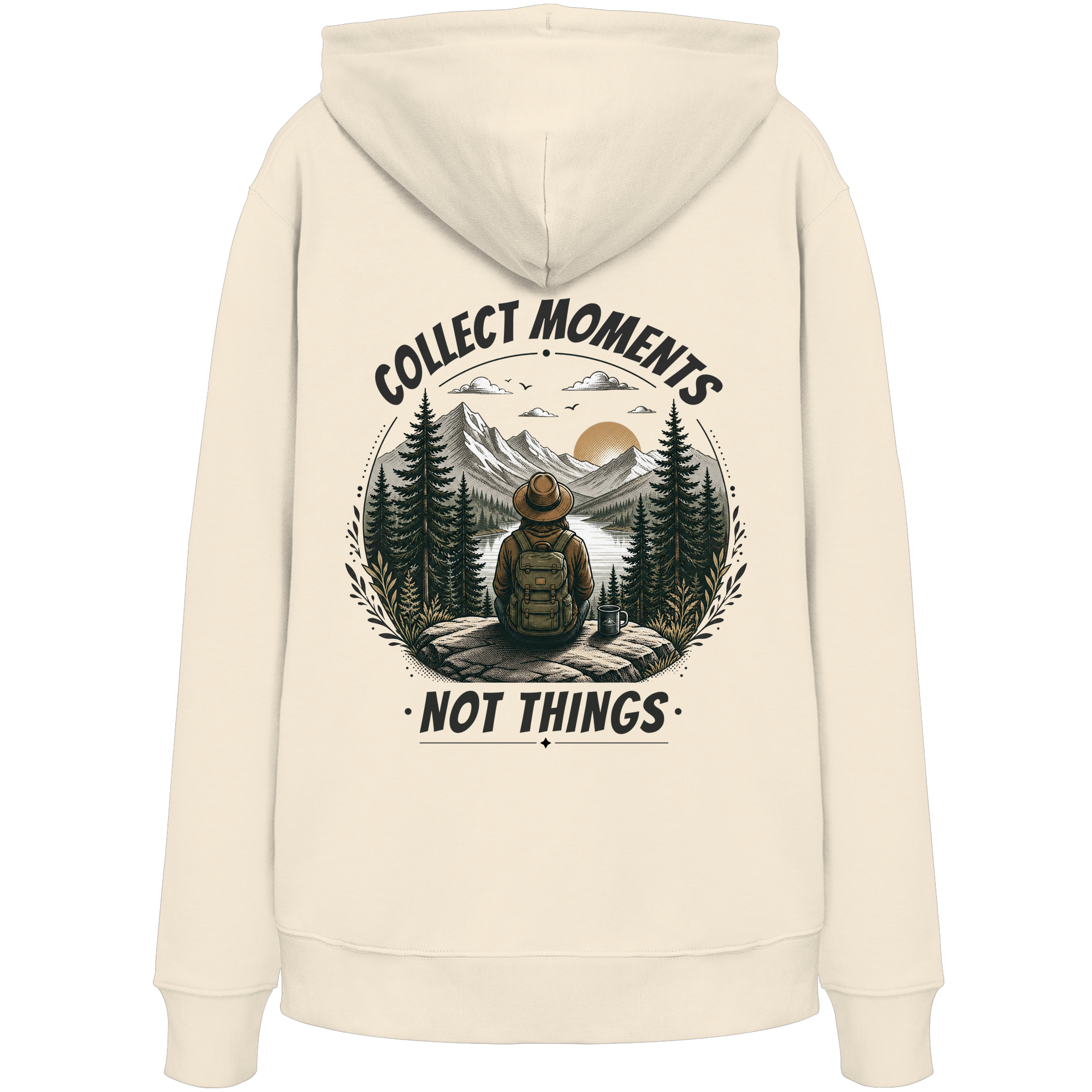 Collect Moments Not Things - Organic Hoodie