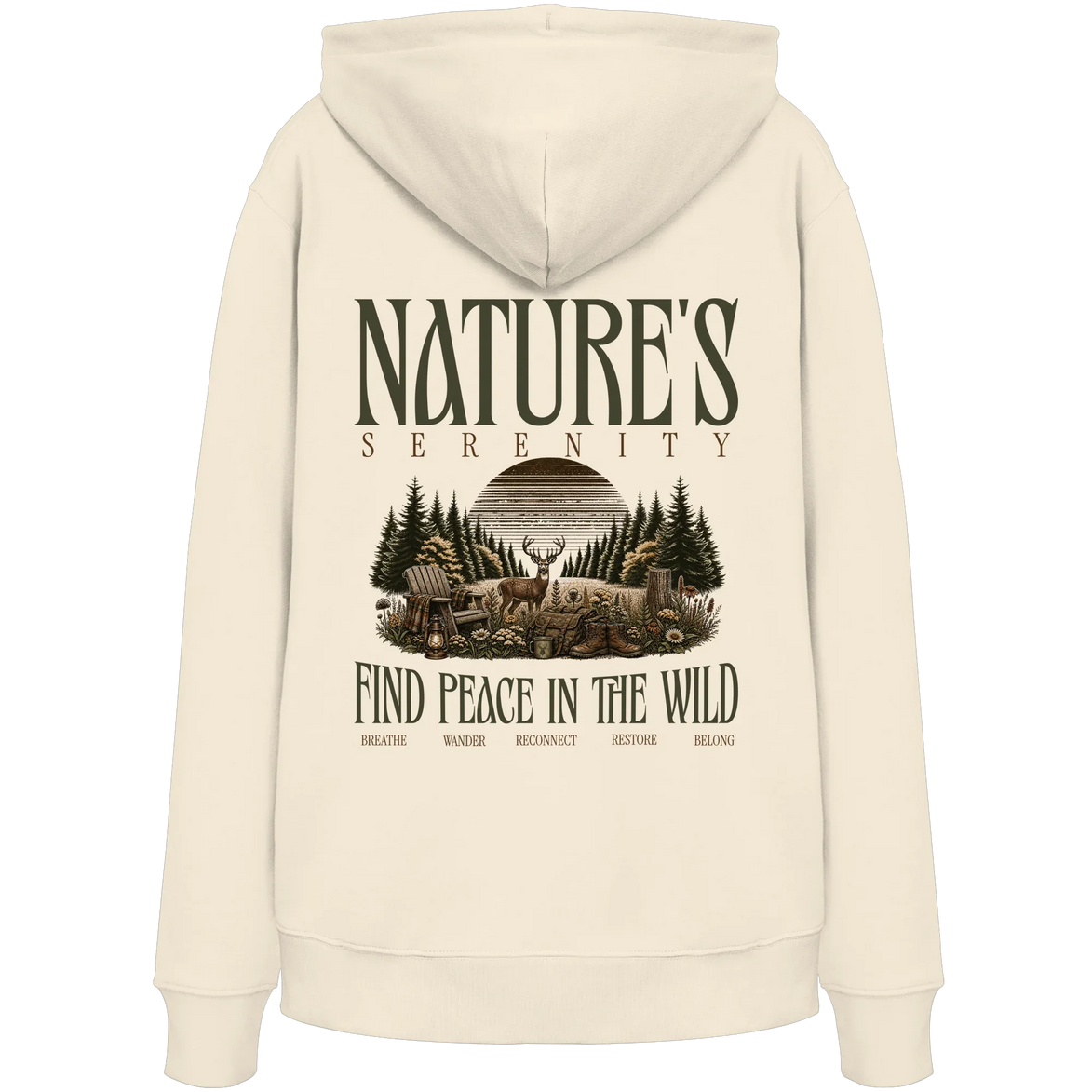 Nature's Serenity - Organic Hoodie