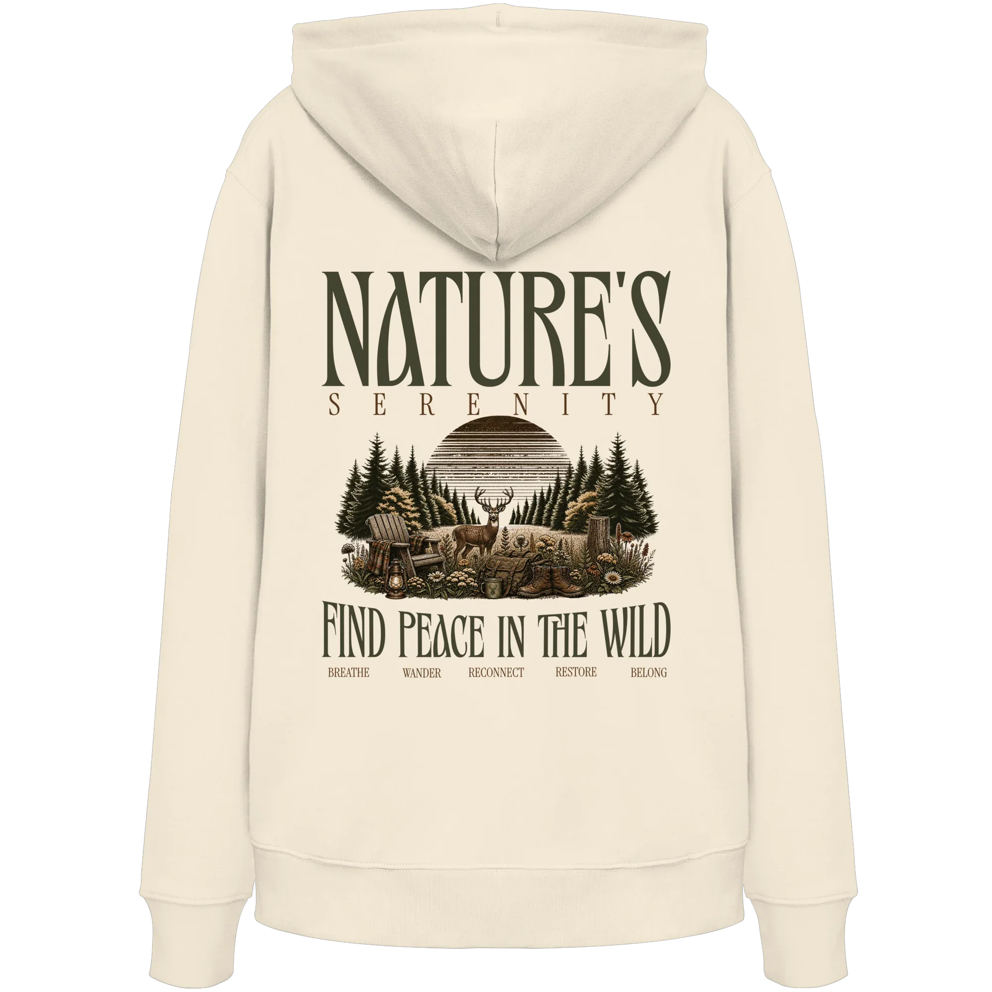 Nature's Serenity - Organic Hoodie