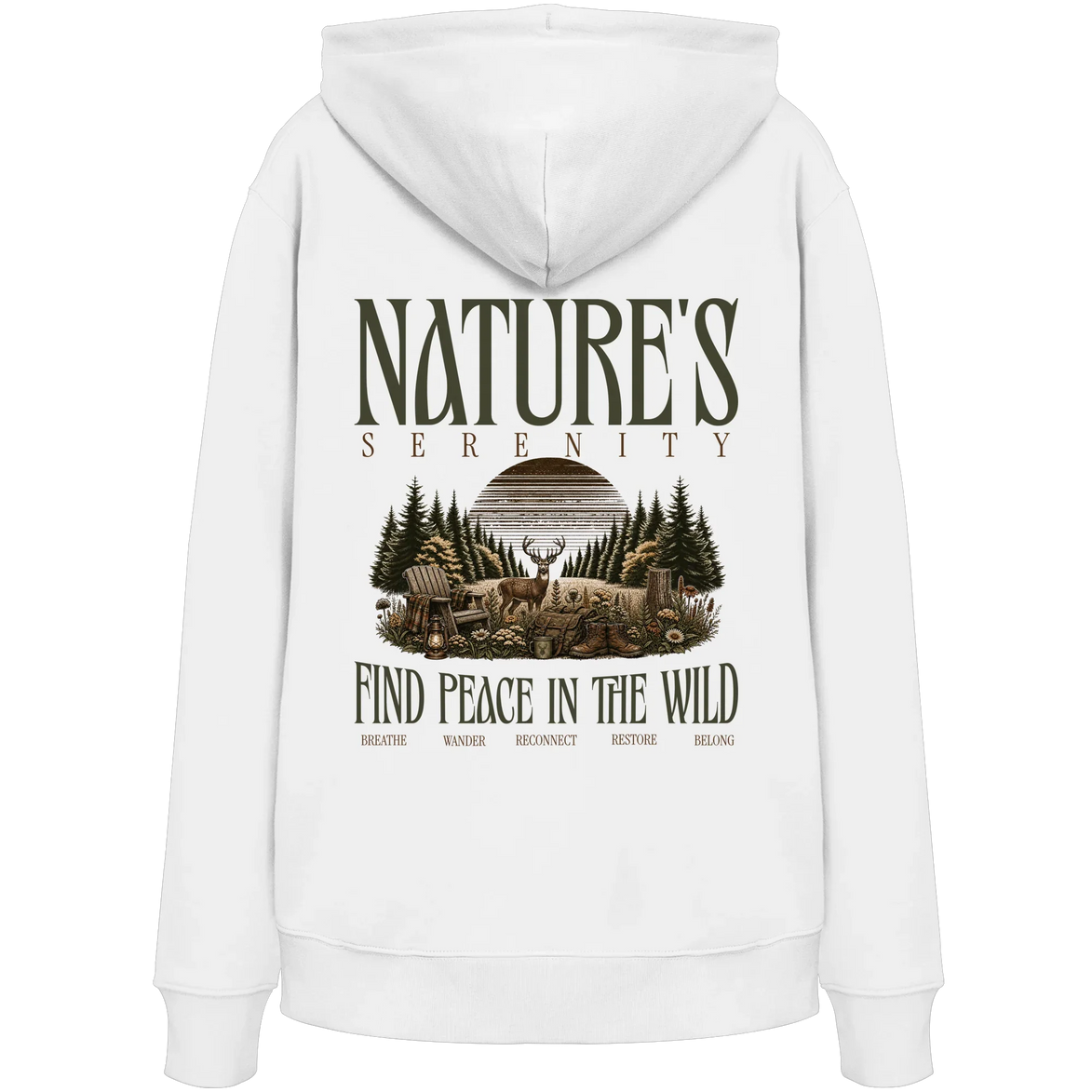 Nature's Serenity - Organic Hoodie