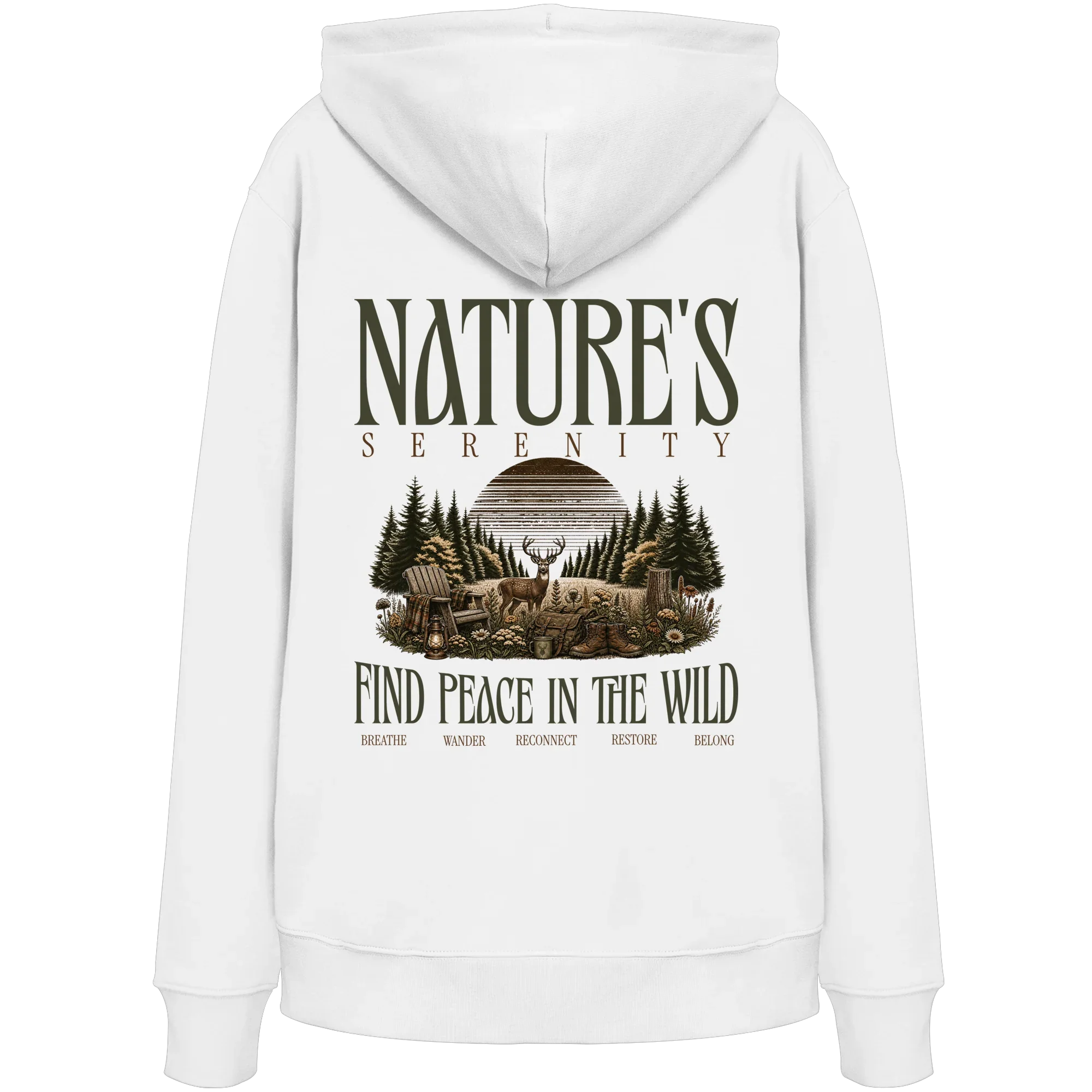Nature's Serenity - Organic Hoodie