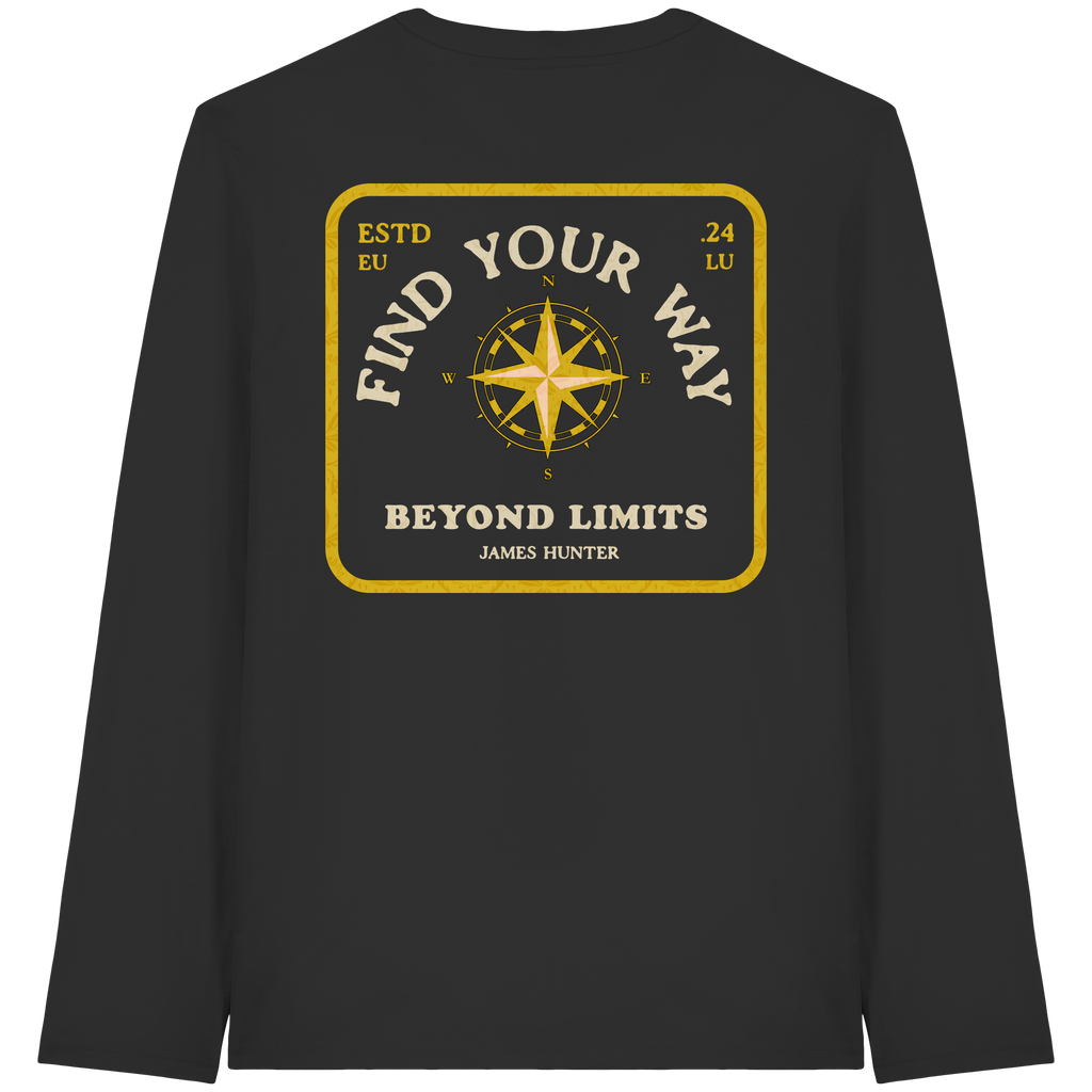 Find Your Way – James Hunter Edition - Organic Longsleeve T-Shirt