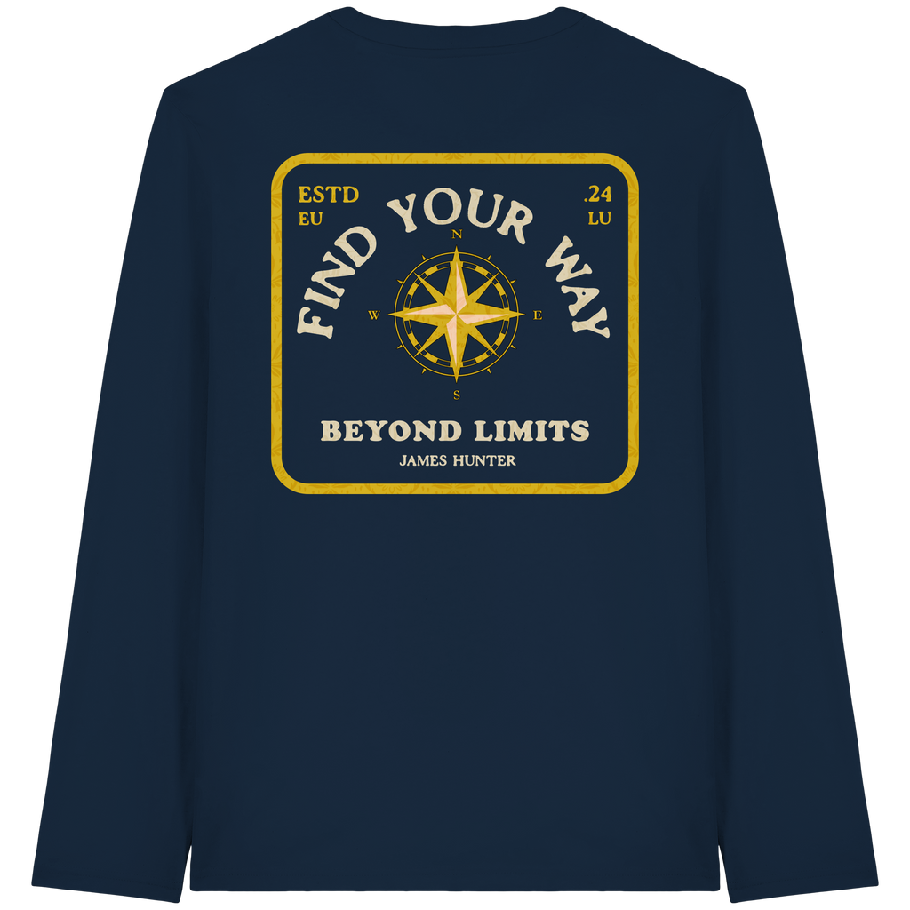 Find Your Way – James Hunter Edition - Organic Longsleeve T-Shirt