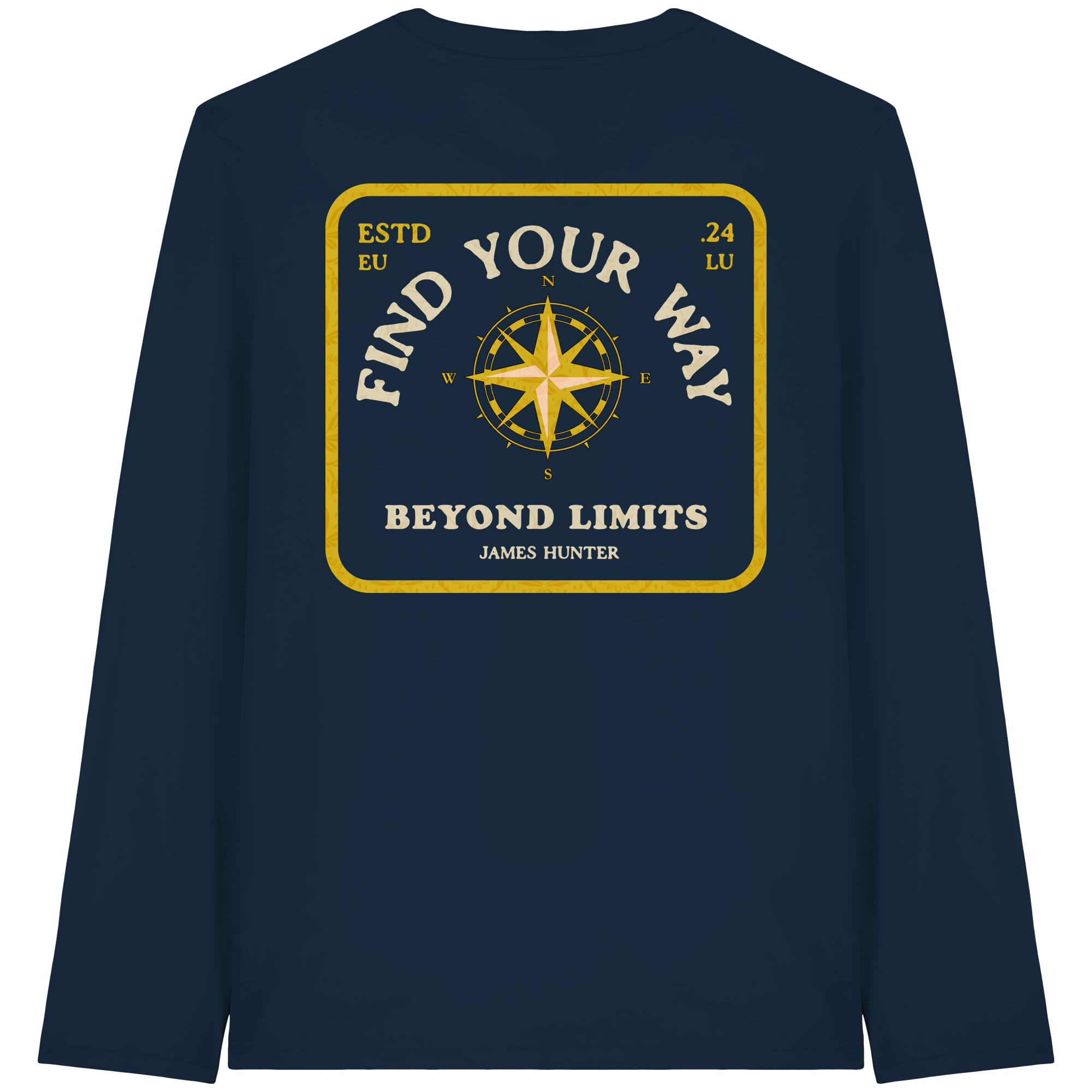 Find Your Way – James Hunter Edition - Organic Longsleeve T-Shirt