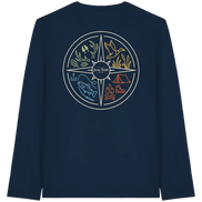 Hunting and Fishing Apparel – Nature & Beyond Compass - Organic Longsleeve T-Shirt