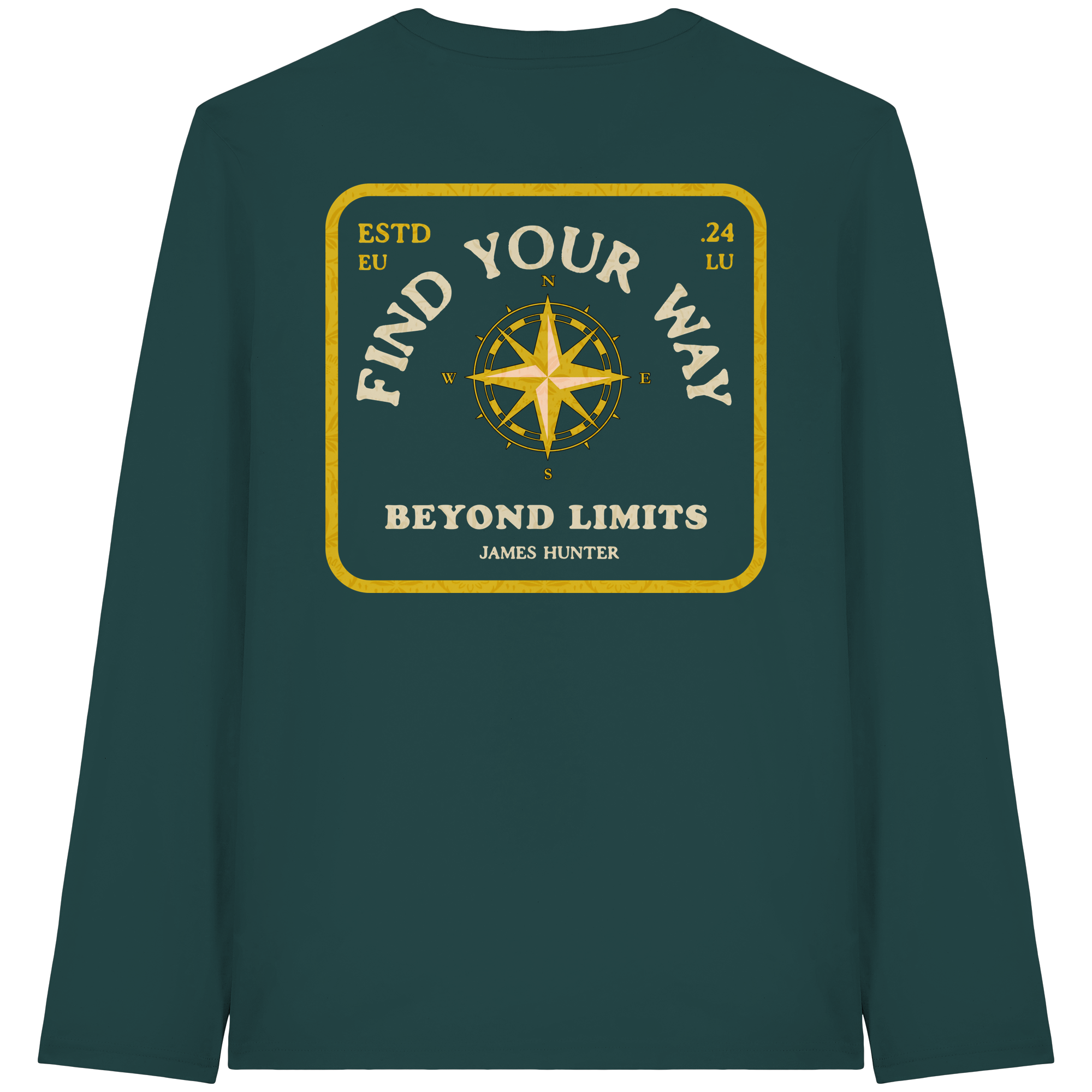 Find Your Way – James Hunter Edition - Organic Longsleeve T-Shirt