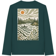 Canoe Camping Apparel – Quiet Morning on the Lake - Organic Longsleeve T-Shirt