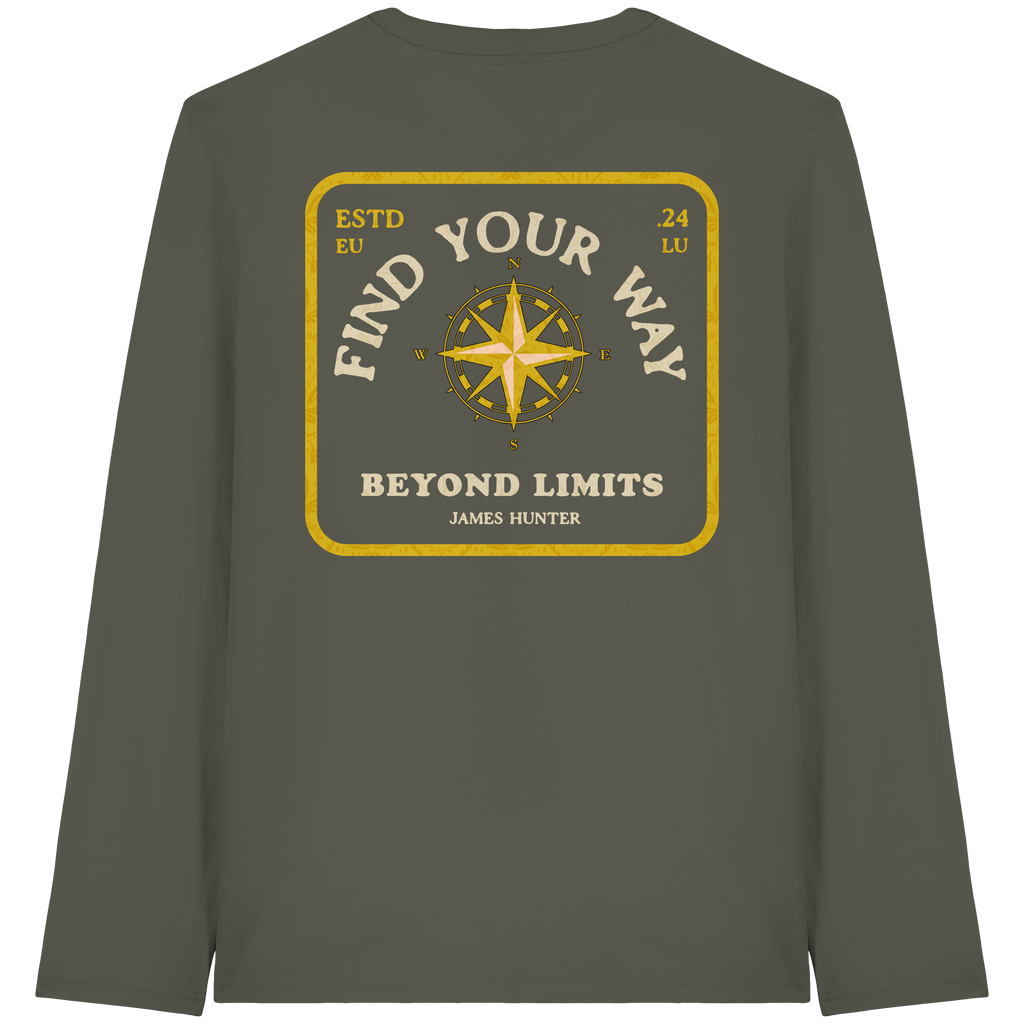 Find Your Way – James Hunter Edition - Organic Longsleeve T-Shirt