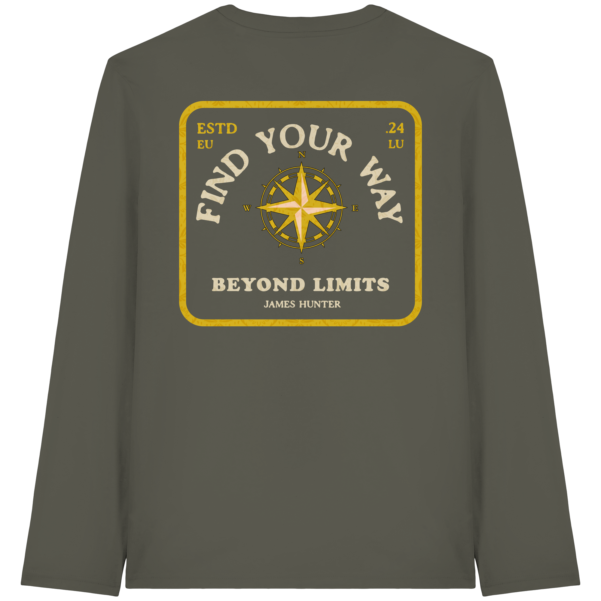 Find Your Way – James Hunter Edition - Organic Longsleeve T-Shirt