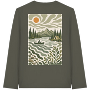 Canoe Camping Apparel – Quiet Morning on the Lake - Organic Longsleeve T-Shirt