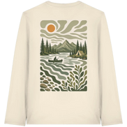 Canoe Camping Apparel – Quiet Morning on the Lake - Organic Longsleeve T-Shirt