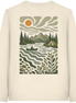 Canoe Camping Apparel – Quiet Morning on the Lake - Organic Longsleeve T-Shirt
