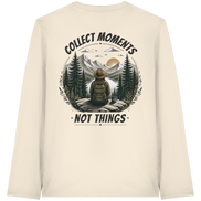 Collect Moments Not Things - Organic Longsleeve T-Shirt