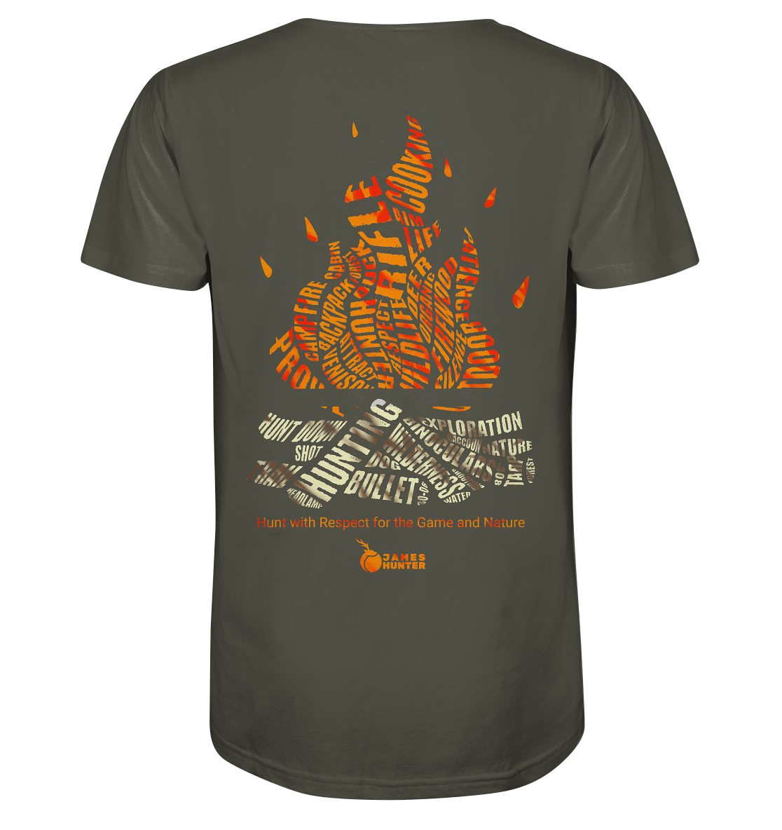 Where Words Fuel the Flame — The Spirit of the Hunt - Organic Shirt