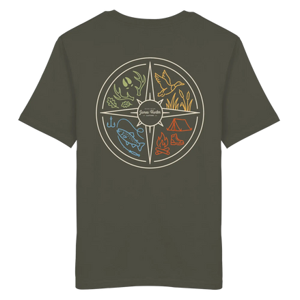 Jagd- und Angelausrüstung – Nature & Beyond Compass – Bio-Shirt