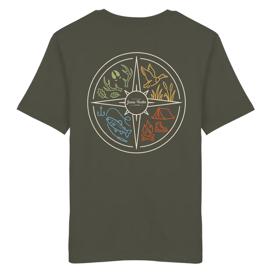 Jagd- und Angelausrüstung – Nature & Beyond Compass – Bio-Shirt