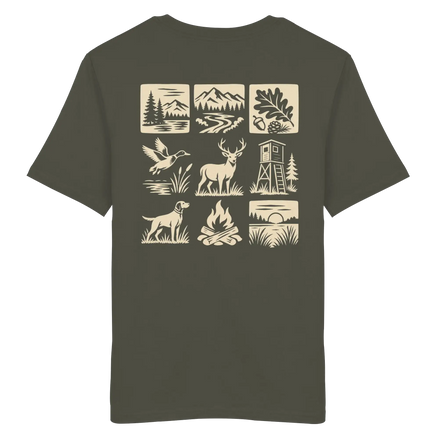 Jagd- und Angelbekleidung – Nature & Beyond Compass Kopie – Bio-Shirt