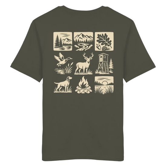 Jagd- und Angelbekleidung – Nature & Beyond Compass Kopie – Bio-Shirt