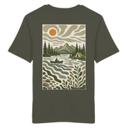Canoe Camping Apparel – Quiet Morning on the Lake - Organic Shirt