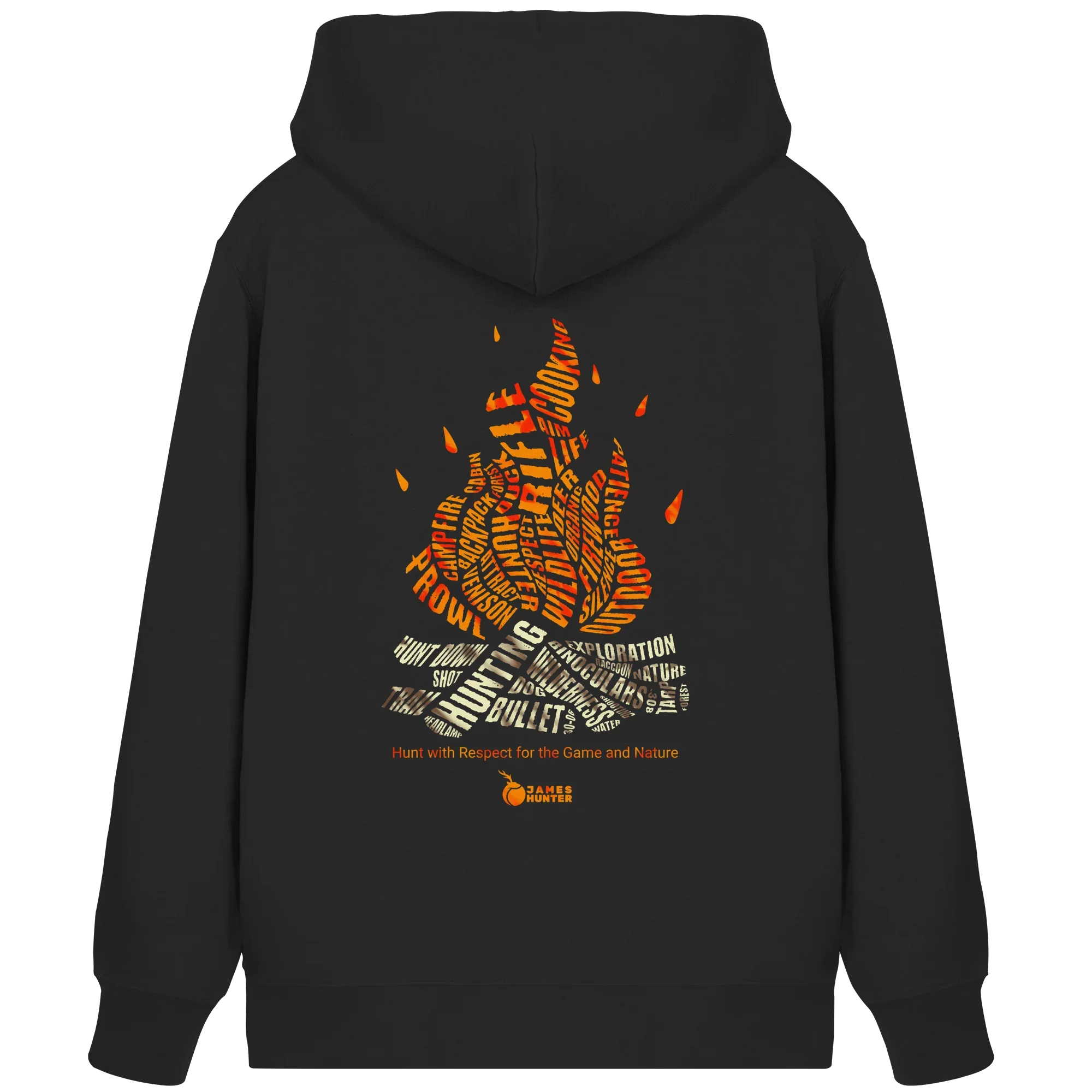 Where Words Fuel the Flame — The Spirit of the Hunt - Organic Zipper