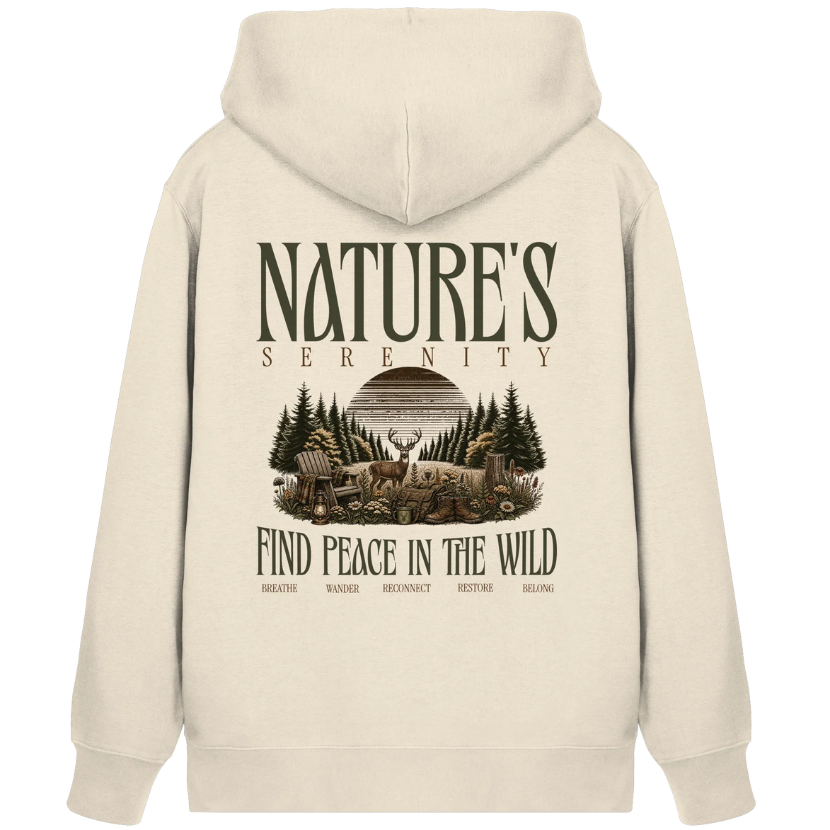 Nature's Serenity - Organic Zipper