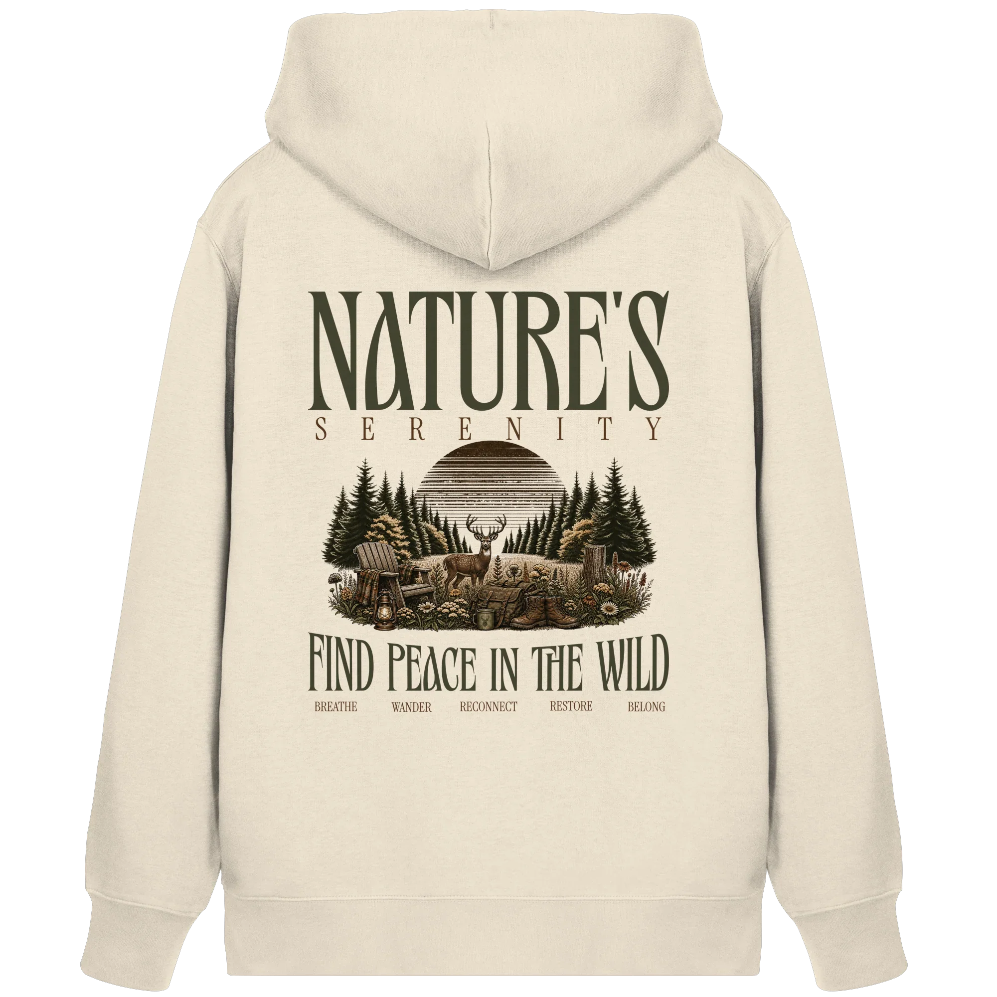 Nature's Serenity - Organic Zipper