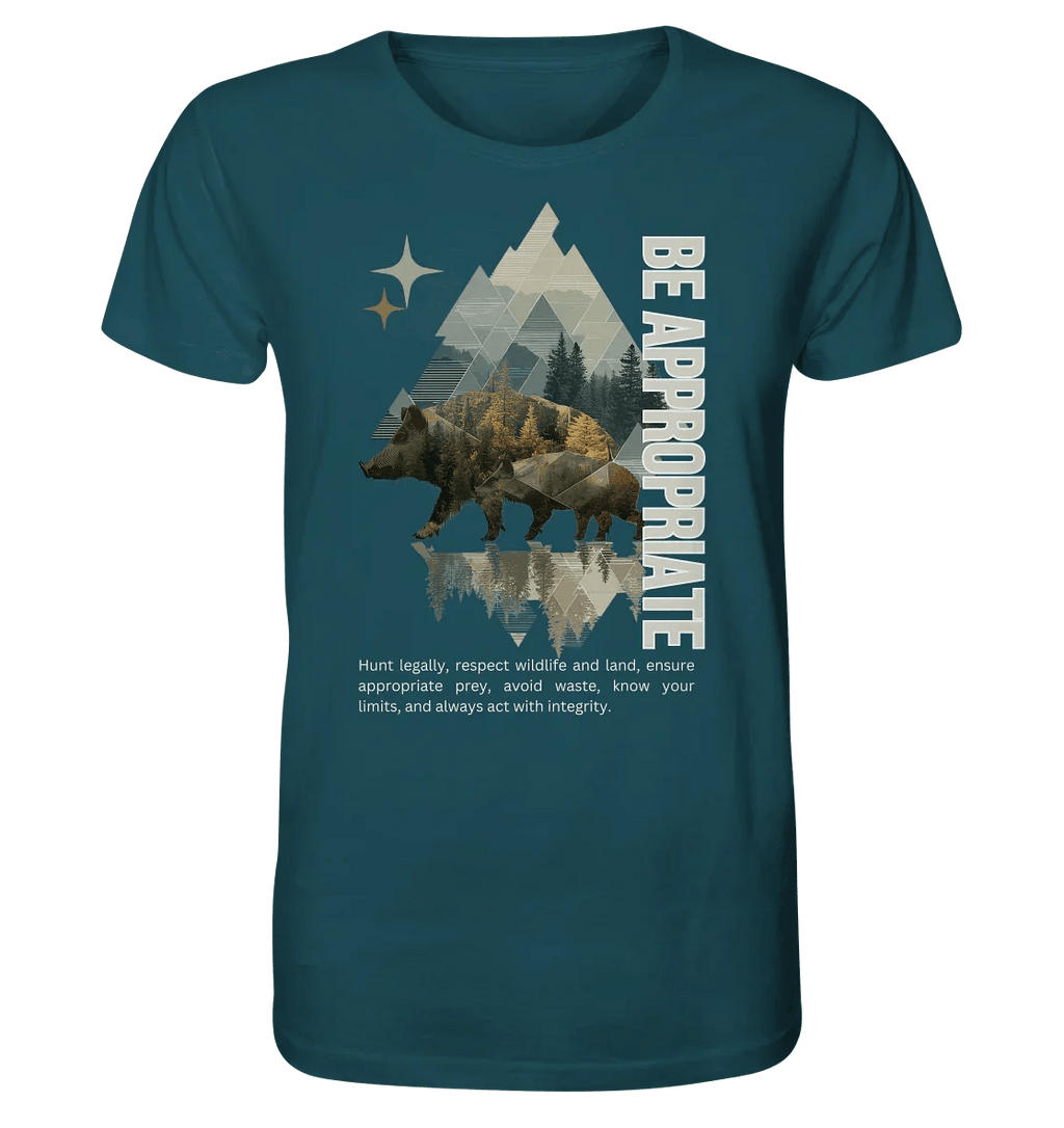 Be Appropriate - Organic Shirt - James Hunter - Nature and Beyond