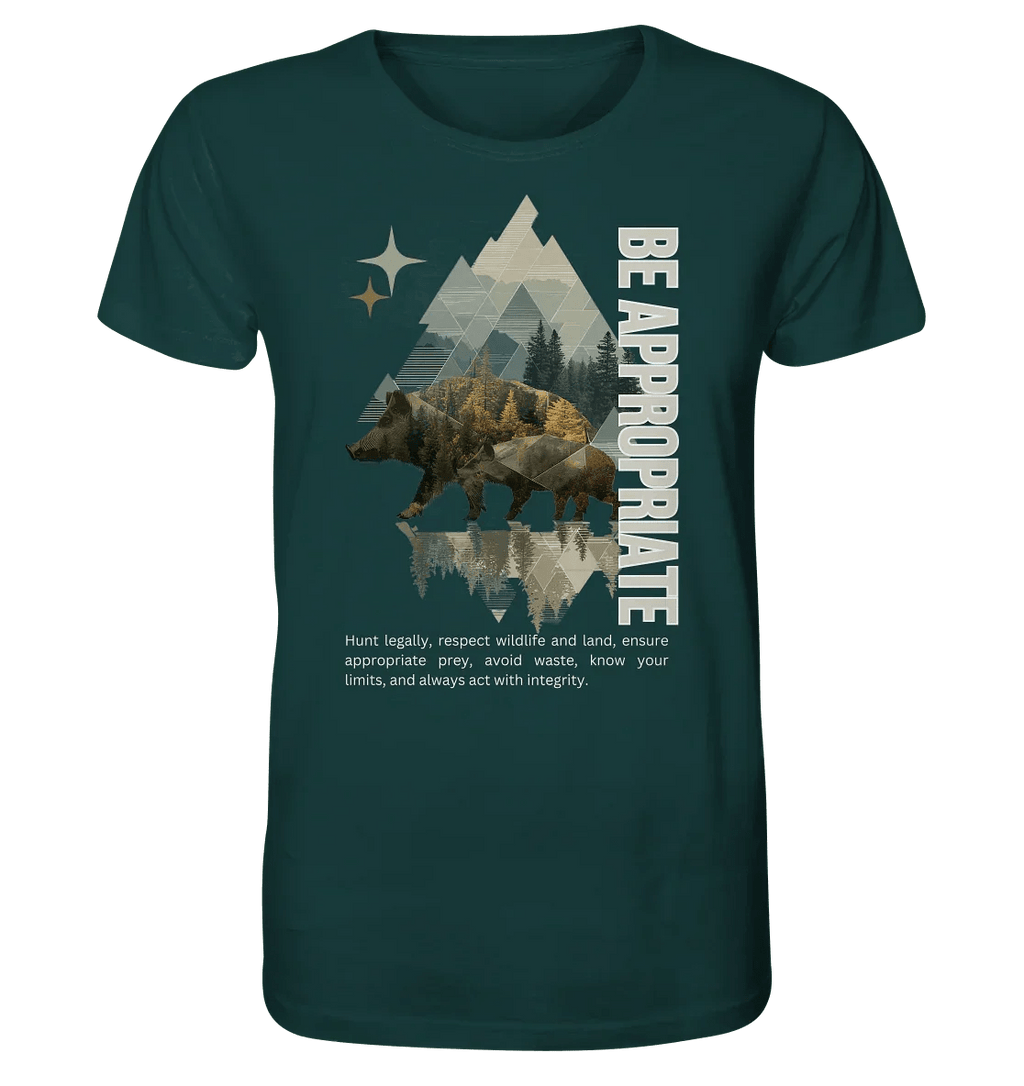 Be Appropriate - Organic Shirt - James Hunter - Nature and Beyond