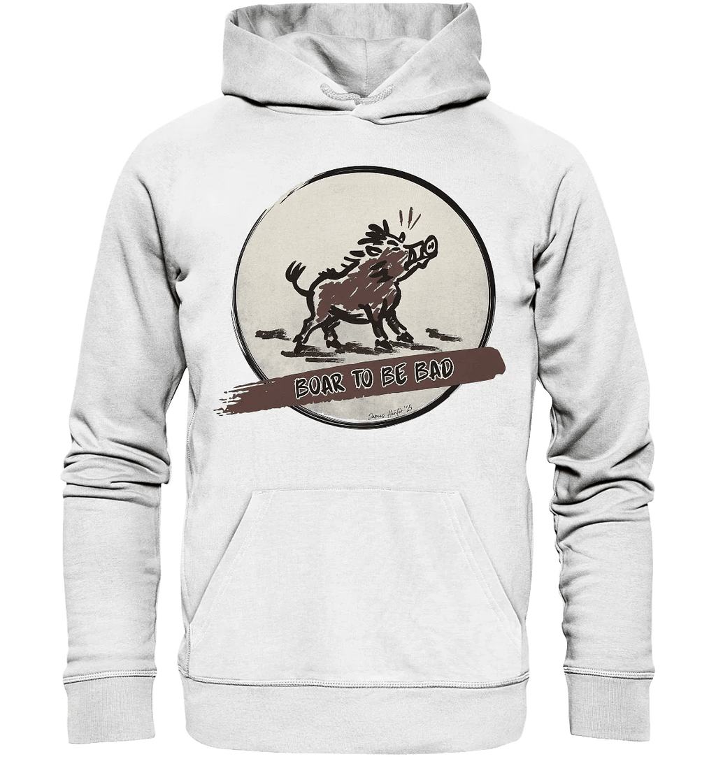 Boar to be Bad - Organic Hoodie - James Hunter - Nature and Beyond