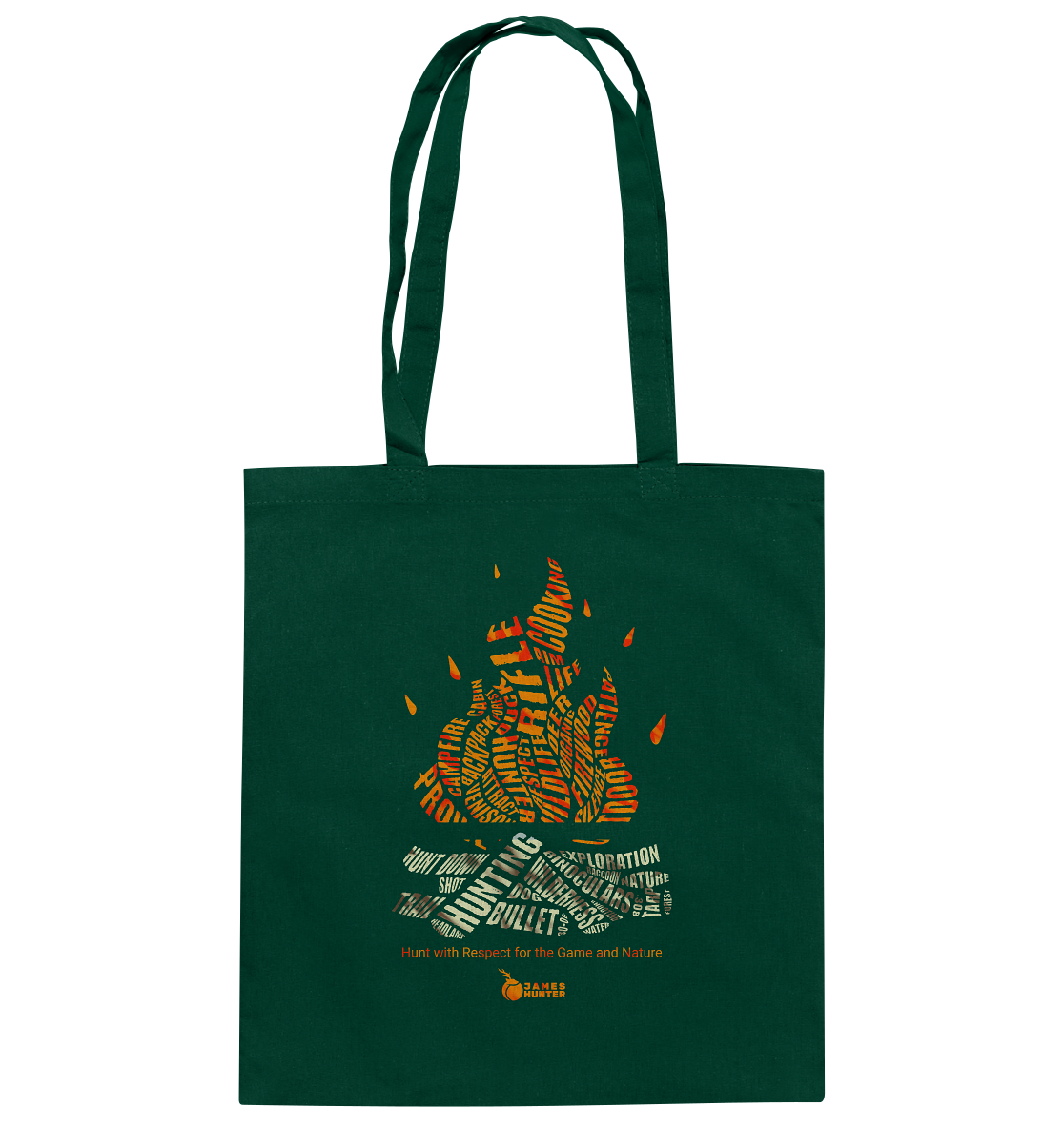Where Words Fuel the Flame — The Spirit of the Hunt - Organic cotton bag