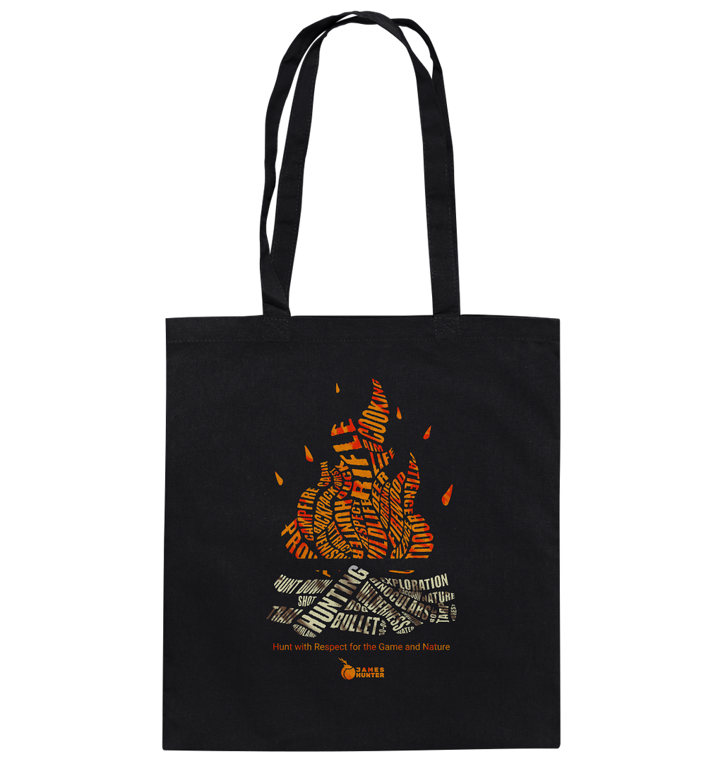 Where Words Fuel the Flame — The Spirit of the Hunt - Organic cotton bag