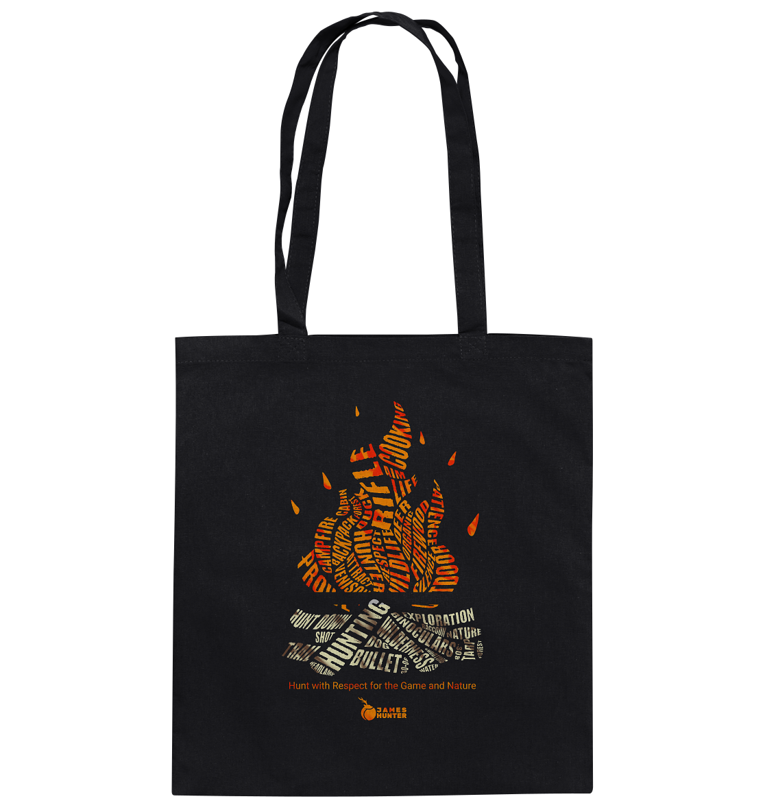 Where Words Fuel the Flame — The Spirit of the Hunt - Organic cotton bag